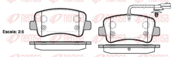 Brake Pad Set, disc brake (1439.01)