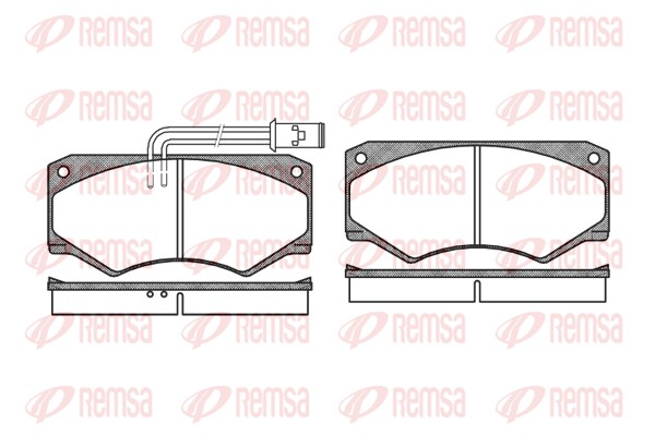 Brake Pad Set, disc brake (0047.22)