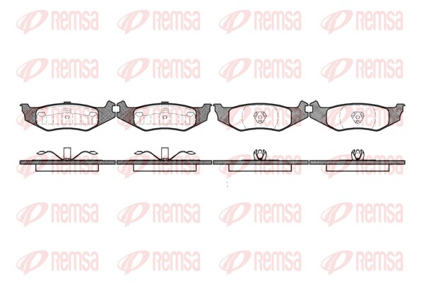 Brake Pad Set, disc brake (0493.00)