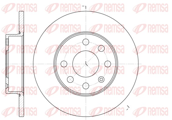 Brake Disc (6664.00)
