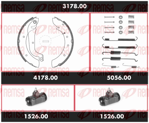Brake Kit, drum brake (3178.00)