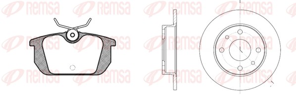 Brake Kit, disc brake (8231.00)