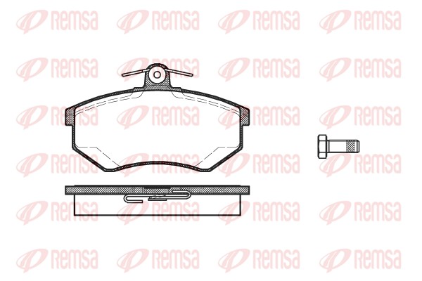 Brake Pad Set, disc brake (0134.20)