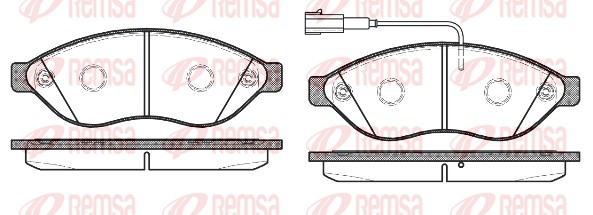 Brake Pad Set, disc brake (1237.12)