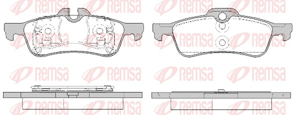 Brake Pad Set, disc brake (0862.20)