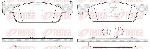 Brake Pad Set, disc brake (1540.00)