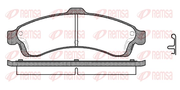 Brake Pad Set, disc brake (0837.02)