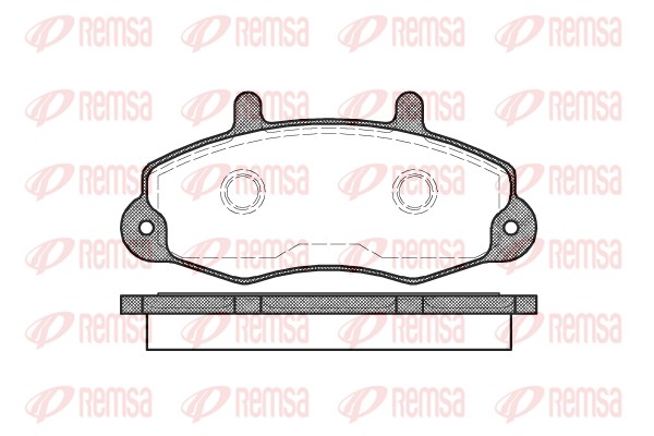 Brake Pad Set, disc brake (0391.00)
