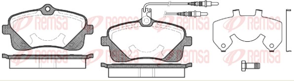 Brake Pad Set, disc brake (1102.02)