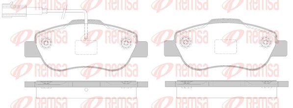 Brake Pad Set, disc brake (1100.02)