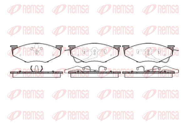 Brake Pad Set, disc brake (0551.00)