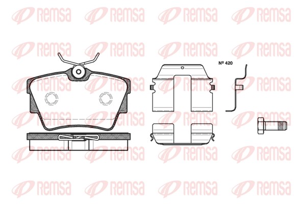 Brake Pad Set, disc brake (0591.20)