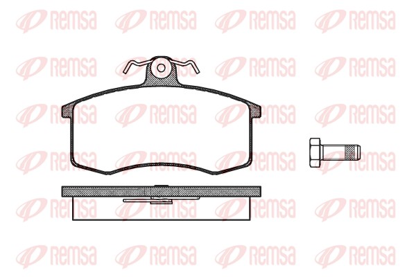 Brake Pad Set, disc brake (0221.00)