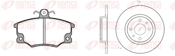 Brake Kit, disc brake (8146.01)
