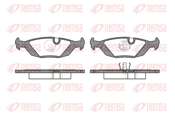 Brake Pad Set, disc brake (0155.10)