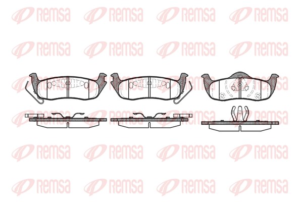 Brake Pad Set, disc brake (1106.10)