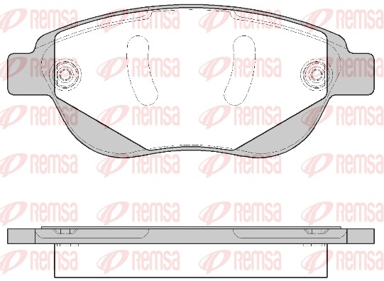 Brake Pad Set, disc brake (0841.40)