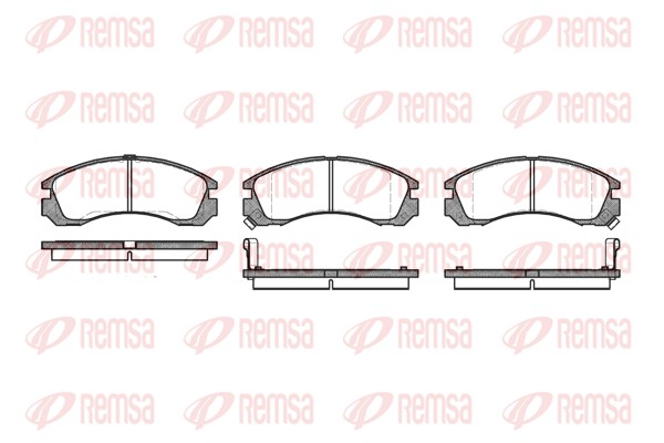 Brake Pad Set, disc brake (0354.02)