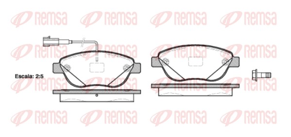 Brake Pad Set, disc brake (0859.12)
