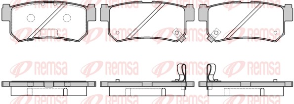 Brake Pad Set, disc brake (0746.42)