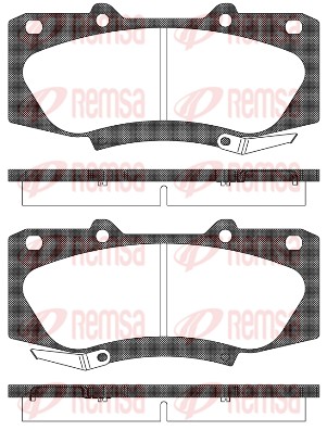 Brake Pad Set, disc brake (1468.04)