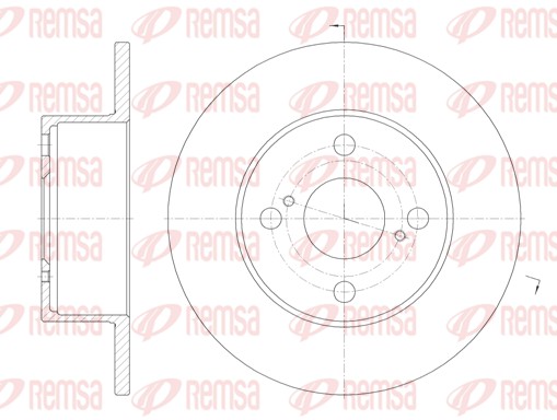 Brake Disc (6871.00)