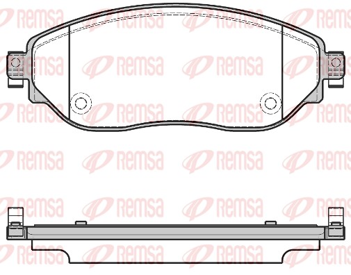 Brake Pad Set, disc brake (1617.08)