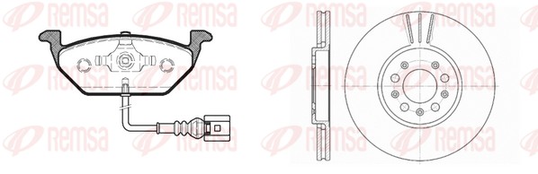 Brake Kit, disc brake (8633.08)