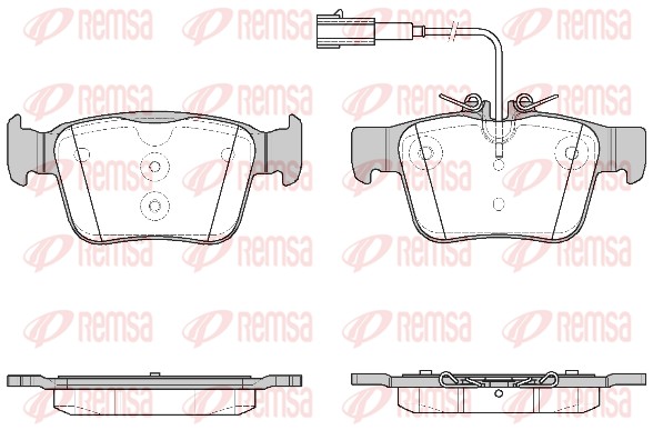 Brake Pad Set, disc brake (1722.02)