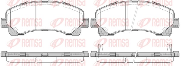Brake Pad Set, disc brake (1407.00)
