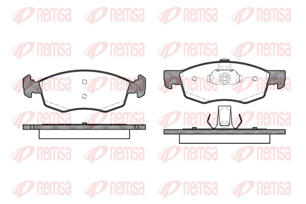 Brake Pad Set, disc brake (0172.30)