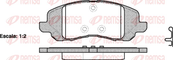 Brake Pad Set, disc brake (0804.20)