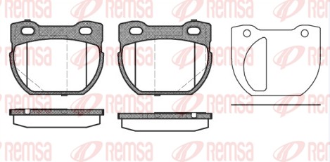 Brake Pad Set, disc brake (0584.20)