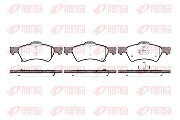 Brake Pad Set, disc brake (0810.02)