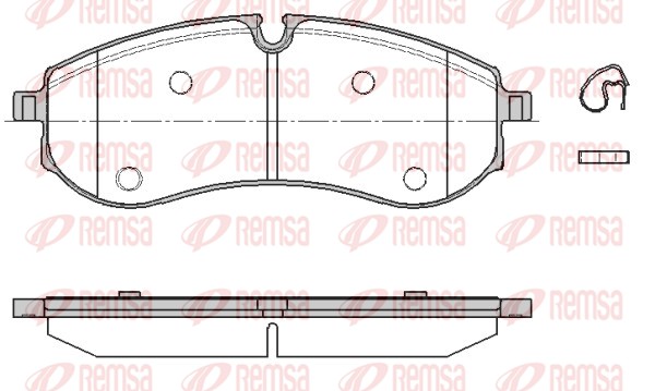 Brake Pad Set, disc brake (1856.00)