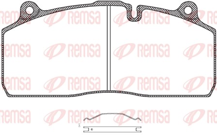 Brake Pad Set, disc brake (JCA 1316.00)