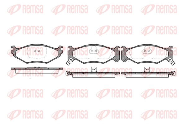 Brake Pad Set, disc brake (0483.02)