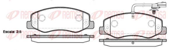Brake Pad Set, disc brake (1442.01)