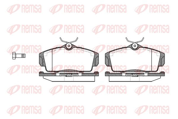 Brake Pad Set, disc brake (0704.00)