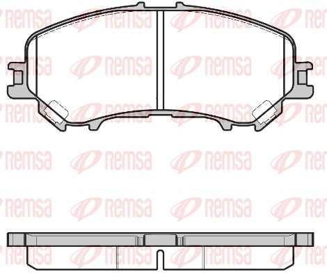 Brake Pad Set, disc brake (1318.22)