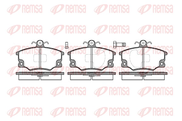Brake Pad Set, disc brake (0146.80)