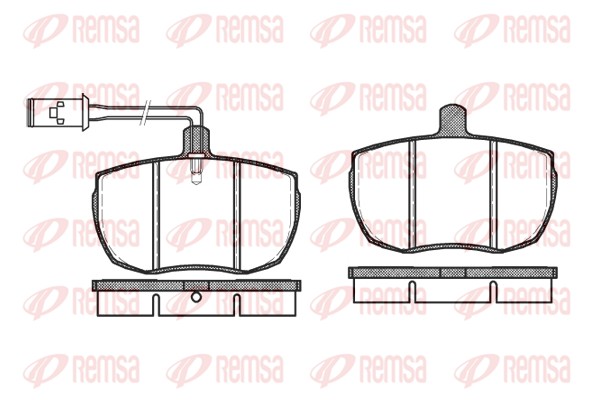 Brake Pad Set, disc brake (0056.11)