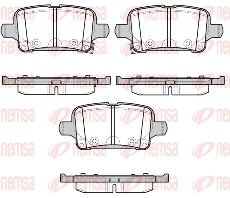 Brake Pad Set, disc brake (1628.02)