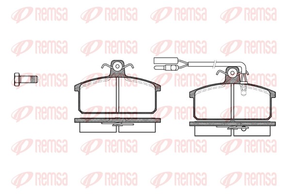 Brake Pad Set, disc brake (0128.12)