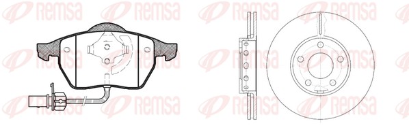 Brake Kit, disc brake (8390.00)