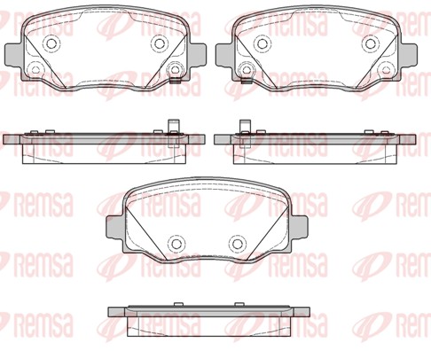 Brake Pad Set, disc brake (1578.02)