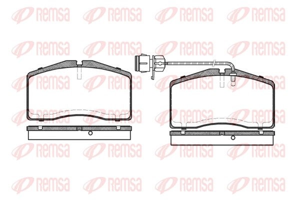 Brake Pad Set, disc brake (0448.12)