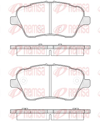 Brake Pad Set, disc brake (1514.00)