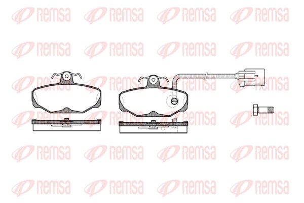 Brake Pad Set, disc brake (0205.12)