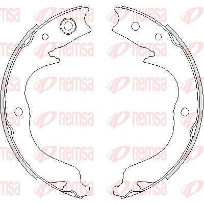 Brake Shoe, parking brake (4748.00)